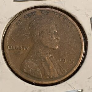 1919 Lincoln Wheat Penny - au details